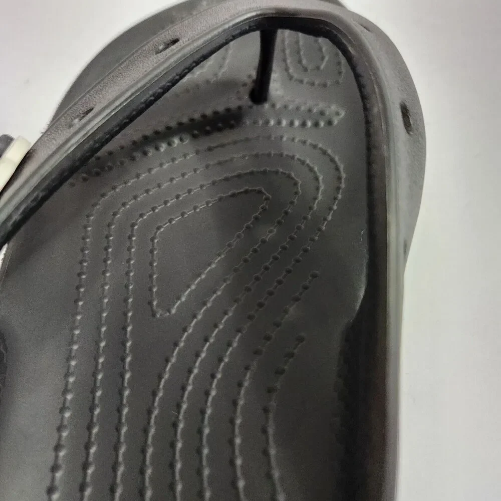 Iconic Crocs Comfort Black Sandals Size M 6 W 8